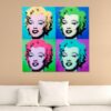 Moderní obraz na zeď – Monroe,  80 x 80 cm